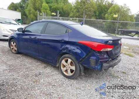 2012 Hyundai Elantra Gls из США, поврежденный, VIN 5NPDH4AE3CH074015